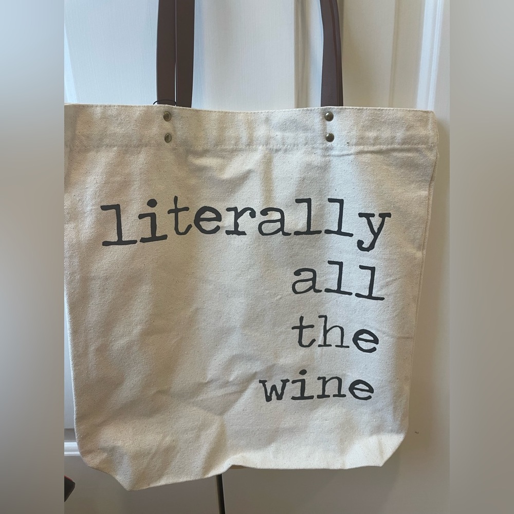 Two Brand NEW Canvas Tote Bags
